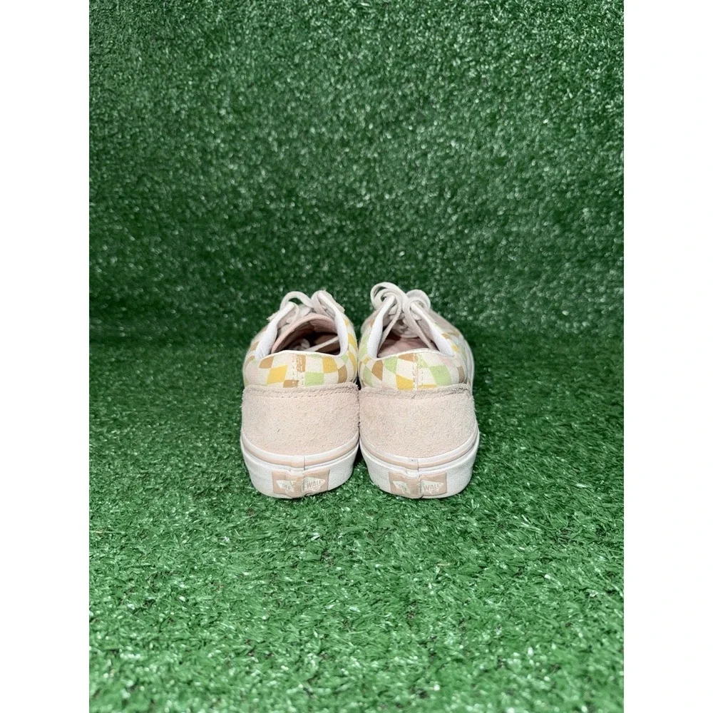 VANS‎ Old Skool Pink Checkerboard Sneakers Skate Shoes Womens 4.5 Boys 3